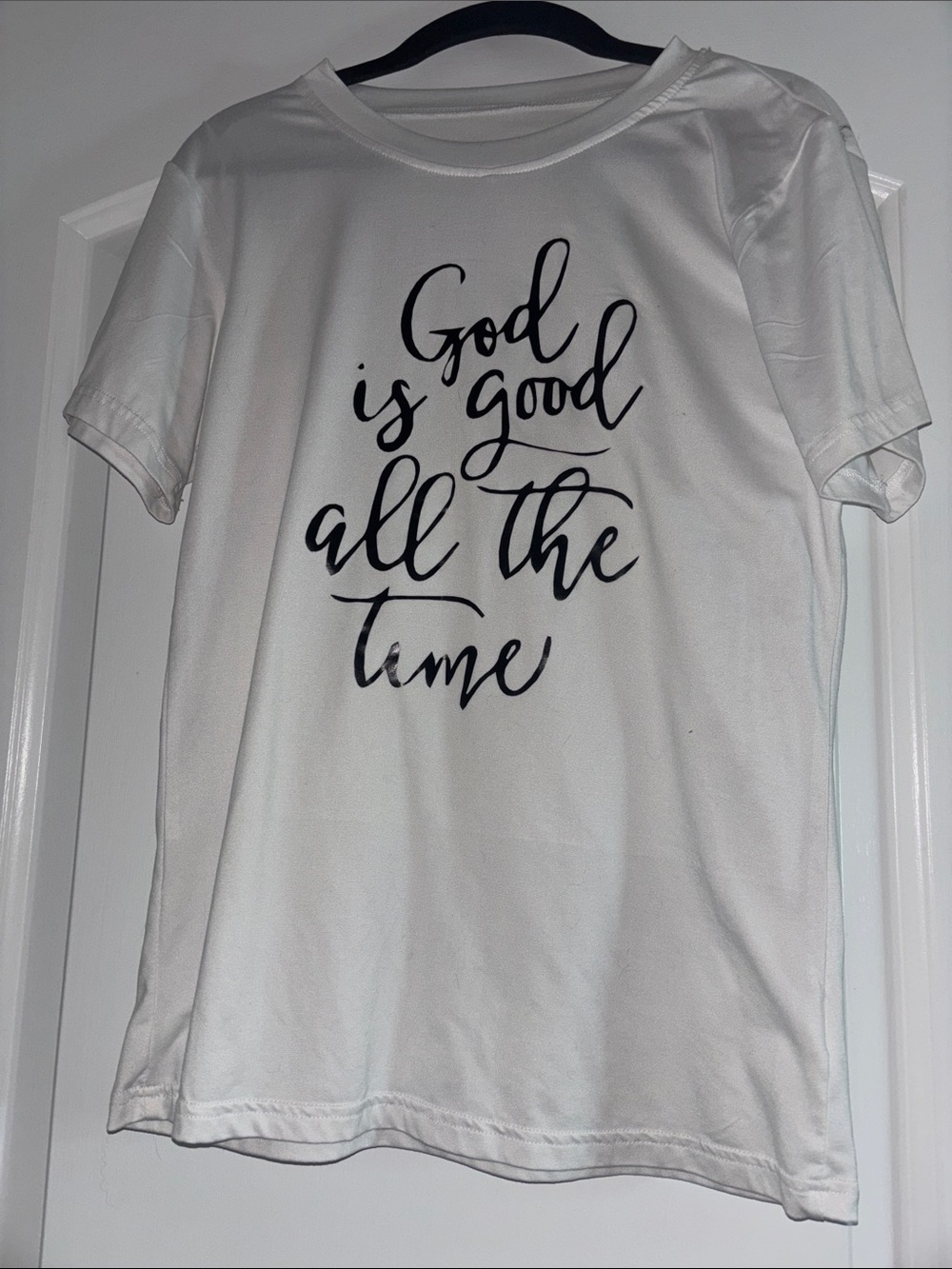 God Is Good All The Time White Graphic Tee